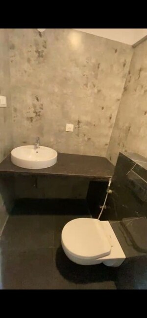 Bathroom in 2 BHK Apartment at Ajmera Boulevard, Malad West – for Rent
