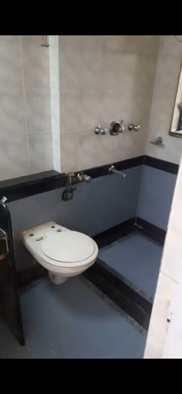 Bathroom in 2 BHK Apartment at Serenity Heights, Malad West – for Rent