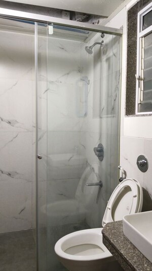 Bathroom in 2 BHK Apartment at Goel Ganga Acropolis, Baner – for Rent
