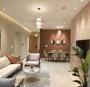 Living Room in 3 BHK Apartment at Solitaire Kothrud, Kothrud – for Sale