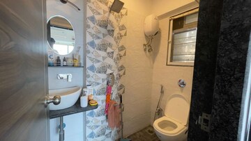 Bathroom in 1 BHK Apartment at Harsh Residency, Mira Road – for Sale