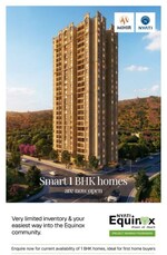 1 BHK + Study Room 733 Sq.Ft. Apartment in Nyati Equinox