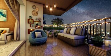 Living Room in 3 BHK Apartment at ASBL Spectra, Financial District – for Sale