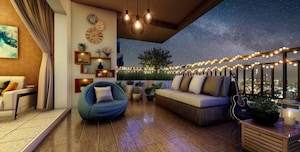 Living Room in 3 BHK Apartment at ASBL Spectra, Financial District – for Sale