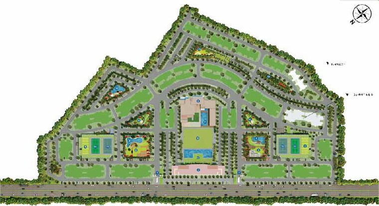 Master Plan, shapoorji-pallonji-joyville-kolkata 3 Bedroom 1145 Sq.Ft. Apartment In Kona Kolkata 10014247
