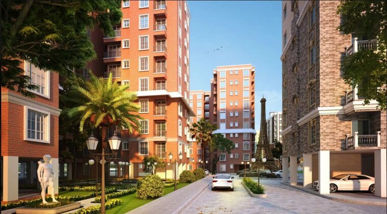 Exterior View, jain-dream-world-city 2 Bedroom 630 Sq.Ft. Apartment In Pailan Kolkata 10002590