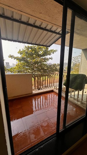 Balcony in 2 BHK Apartment at Pride Park Springs, Dhanori – for Rent