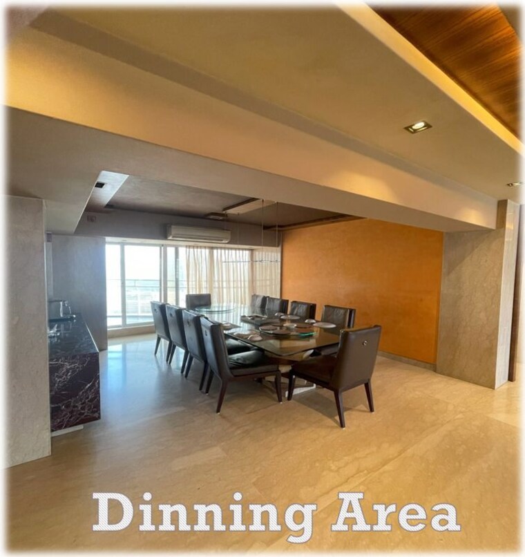 Dining area, evershine-jewel 6 Bedroom 4272 Sq.Ft. Apartment In Khar West Mumbai 10014257