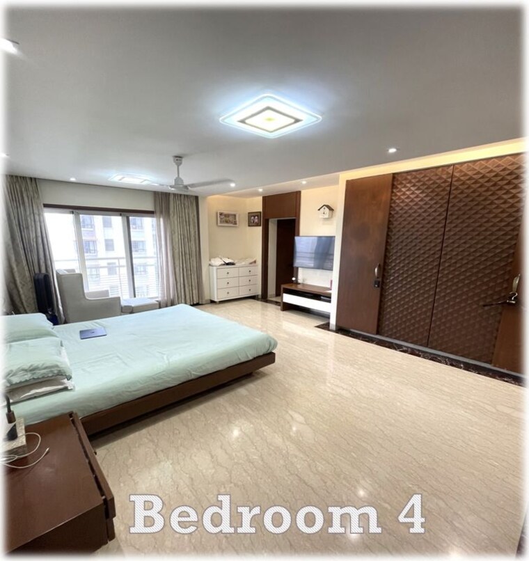 Bedroom, evershine-jewel 6 Bedroom 4272 Sq.Ft. Apartment In Khar West Mumbai 10014257