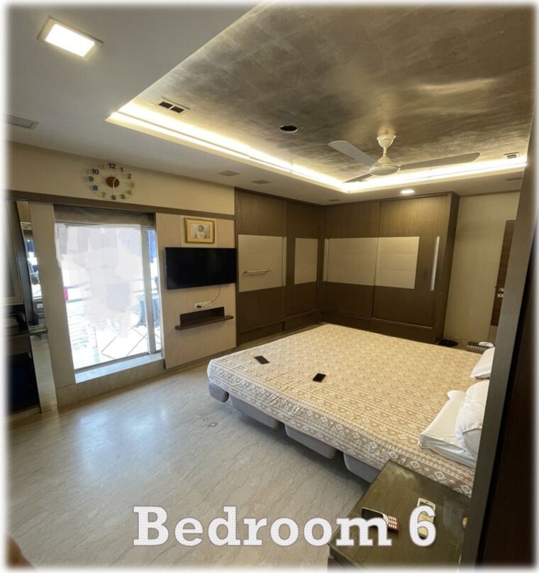 Bedroom, evershine-jewel 6 Bedroom 4272 Sq.Ft. Apartment In Khar West Mumbai 10014257