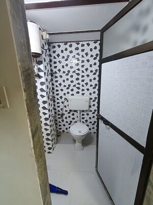Bathroom in 1 BHK Apartment at Poonam Tower, Andheri West – for Rent