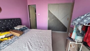 Bedroom in 1 BHK Apartment at Ashar Axis, Majiwada – for Rent