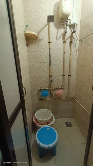 Bathroom in 1 BHK Apartment at Mahalaxmi CHS Worli, Worli – for Rent