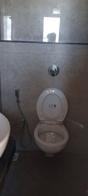 Bathroom in 3 BHK Apartment at Metro Millennium, Malad West – for Rent