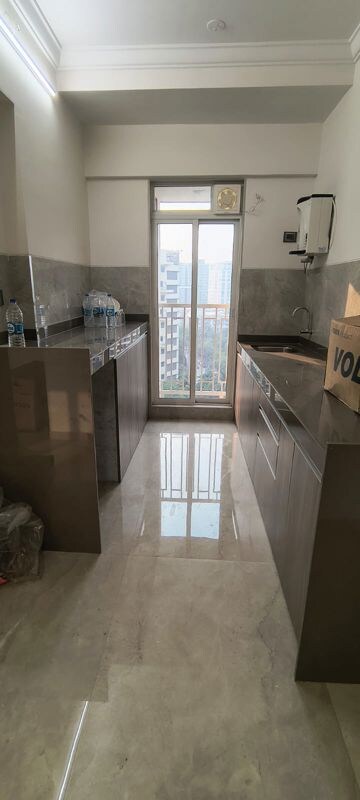 Kitchen in 2 BHK Apartment at Crescent Silverwoods, Powai – for Rent
