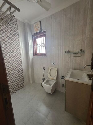 Bathroom in 3 BHK Builder Floor at Chittaranjan Park – for Rent
