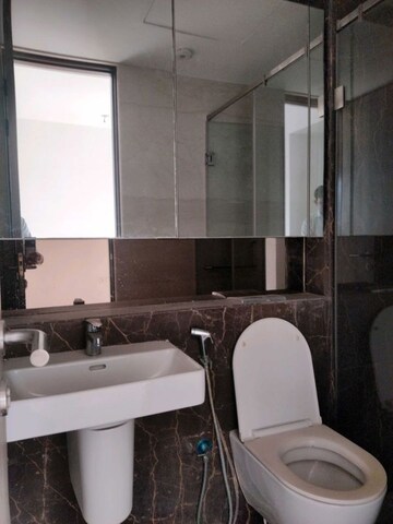 Washroom in 2 BHK Apartment at Lodha The Park, Worli – for Rent