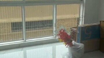 Balcony in 1 BHK Apartment at Nahar Amaryllis Towers and Plaza, Chandivali – for Rent