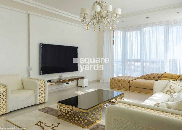 Living Room, nahar-amaryllis-towers-and-plaza 1 Bedroom 387 Sq.Ft. Apartment In Chandivali Mumbai 10014482