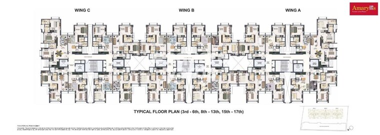 Floor Plan, nahar-amaryllis-towers-and-plaza 1 Bedroom 387 Sq.Ft. Apartment In Chandivali Mumbai 10014482
