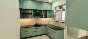 Kitchen in 3 BHK Apartment at Aurobindo Kohinoor, Serilingampally – for Rent