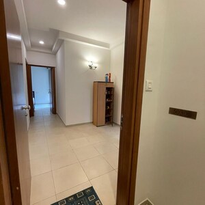 Bathroom in 3 BHK Apartment at Bhartiya Nikoo Homes, Kannur – for Rent