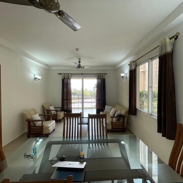 Living Room in 3 BHK Apartment at Bhartiya Nikoo Homes, Kannur – for Rent
