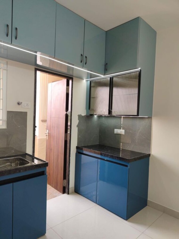 Kitchen, my-home-tridasa 3 Bedroom 2300 Sq.Ft. Apartment In Tellapur Hyderabad 10014532
