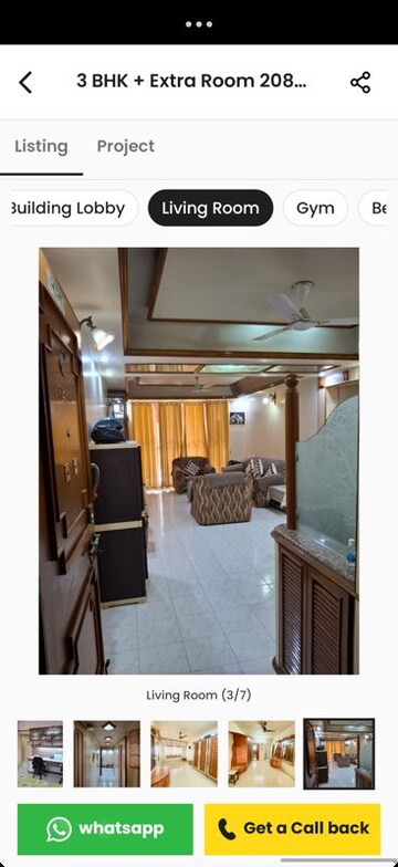 3 BHK Apartment For Rent in Ekta California, Nibm Road