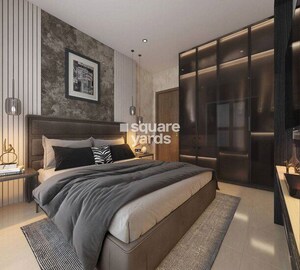 Bedroom in 2 BHK Apartment at Hiranandani Highland, Powai – for Rent