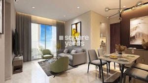 Living Room in 2 BHK Apartment at Hiranandani Highland, Powai – for Rent