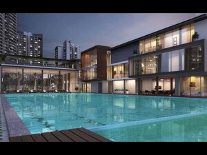 Swimming Pool in 3 BHK Apartment at Godrej Meridien, Sector 106 – for Sale