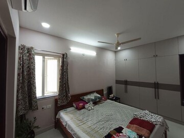 Bedroom in 3 BHK Apartment at GHR Titania, Kondapur – for Rent