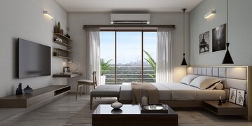 Bedroom in 3.5 BHK Apartment at Godrej Meridien, Sector 106 – for Sale