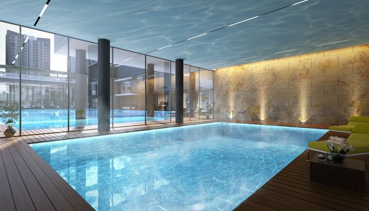 Swimming Pool, godrej-meridien 3.5 Bedroom 2002 Sq.Ft. Apartment In Sector 106 Gurgaon 10014591