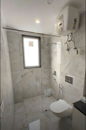 Bathroom in 3 BHK Apartment at Hazratganj – for Rent
