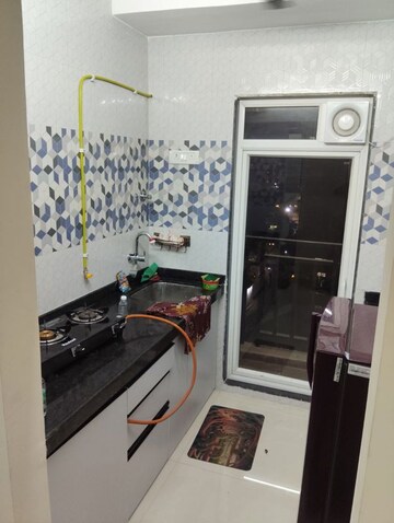 Master Bedroom in 1 BHK Apartment at Raunak Bliss, Ghodbunder Road – for Rent