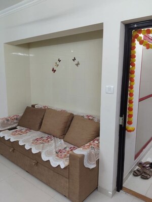 Bedroom in 1 BHK Apartment at Raunak Bliss, Ghodbunder Road – for Rent