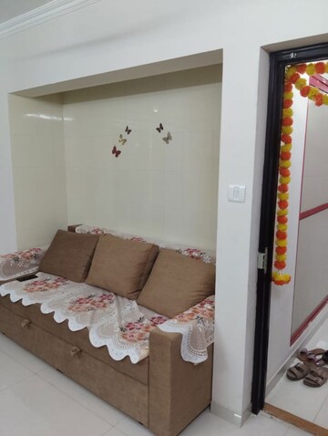 Bedroom in 1 BHK Apartment at Raunak Bliss, Ghodbunder Road – for Rent