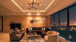 Living Room in 3.5 BHK Apartment at Celestia Spaces, Parel – for Rent