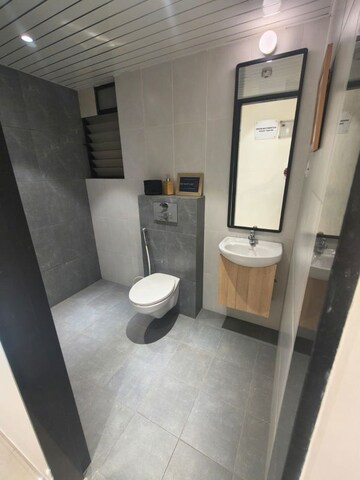 Bathroom in 3 BHK Apartment at Shapoorji Pallonji Joyville Celestia, Hadapsar – for Sale