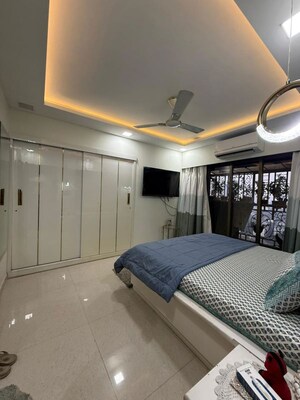 Bedroom in 3 BHK Apartment at Soham Tropical Lagoon, Ghodbunder Road – for Rent