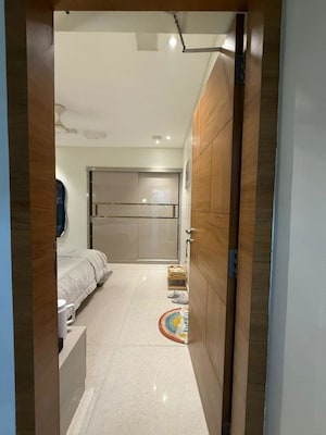 Bathroom in 3 BHK Apartment at Soham Tropical Lagoon, Ghodbunder Road – for Rent