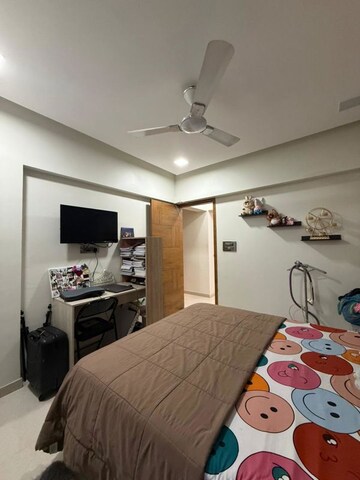 Bedroom in 3 BHK Apartment at Soham Tropical Lagoon, Ghodbunder Road – for Rent