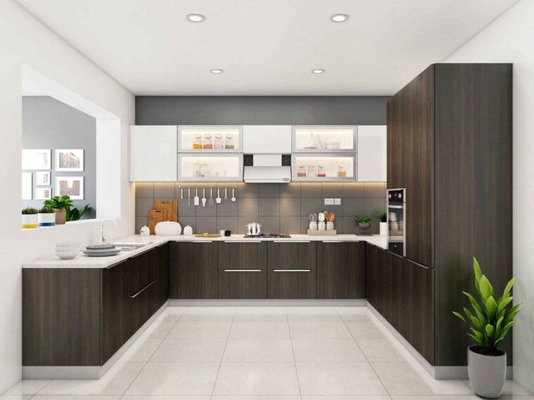 Kitchen, nagla road 3 Bedroom 1903 Sq.Ft. Apartment In Nagla Road Zirakpur 10014709