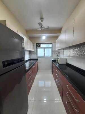 Kitchen in 2 BHK Apartment at Sethia Grandeur, Bandra East – for Rent