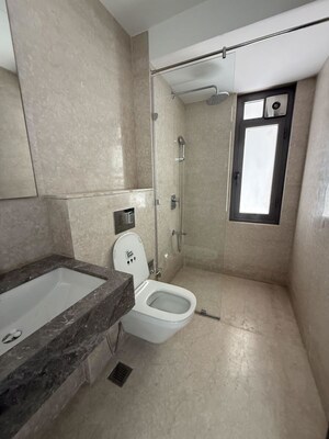 Bathroom in 4 BHK Apartment at Piramal Mahalaxmi, Mahalaxmi – for Rent