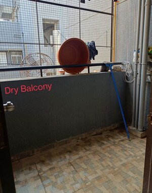 Balcony in 2 BHK Apartment at Paranjape Richmond Park, Rahatani – for Sale