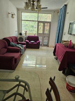 Living Room in 2 BHK Apartment at Saket – for Rent