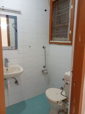 Bathroom in 3 BHK Apartment at Sector 9 Dwarka – for Rent